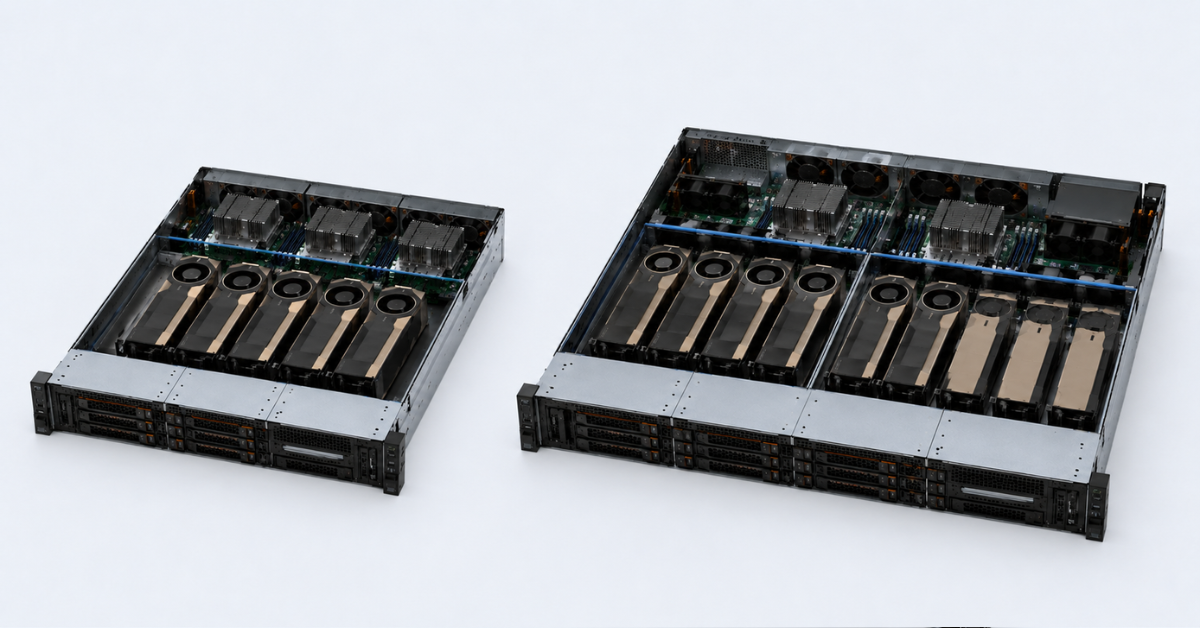 Сравнение 4 и 8 GPU в сервере