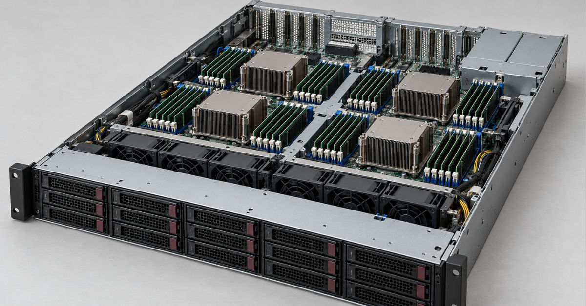 Компоновка HPE ProLiant DL560 в корпусе 2U
