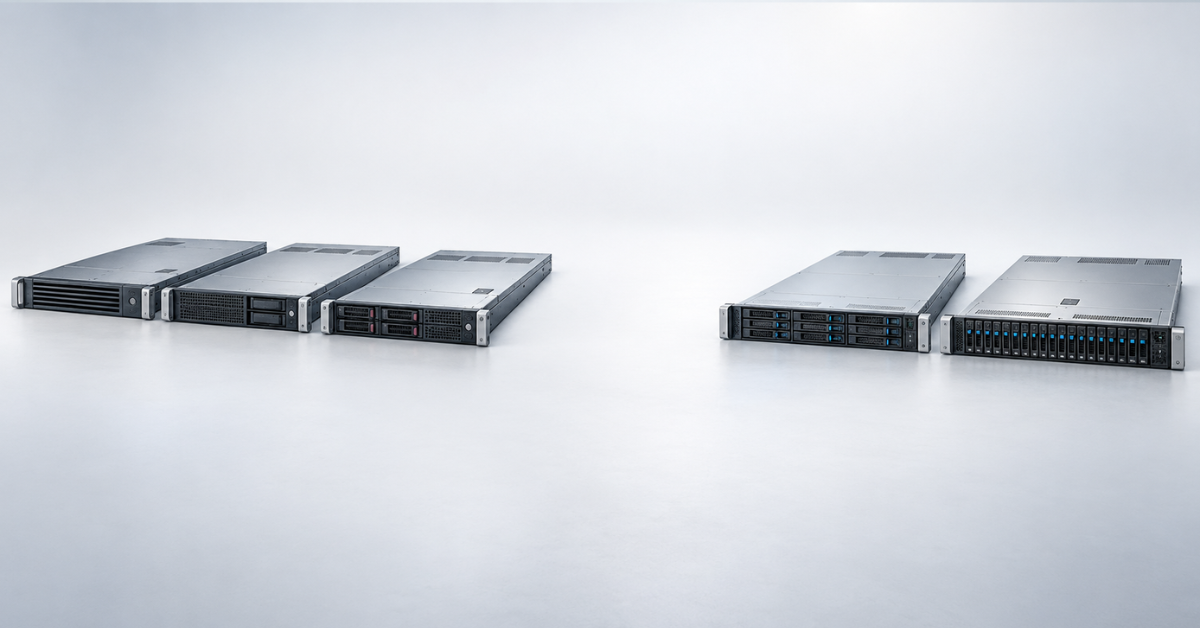 Эволюция поколений HPE ProLiant DL320