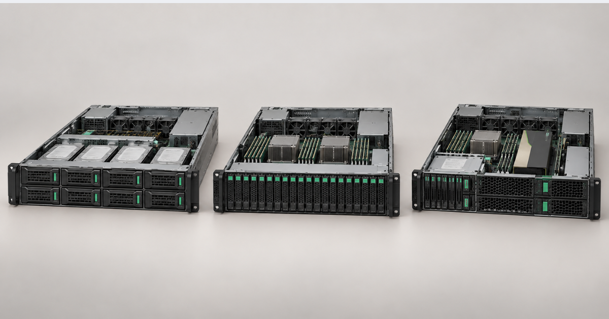 Сравнение поколений HPE ProLiant DL345