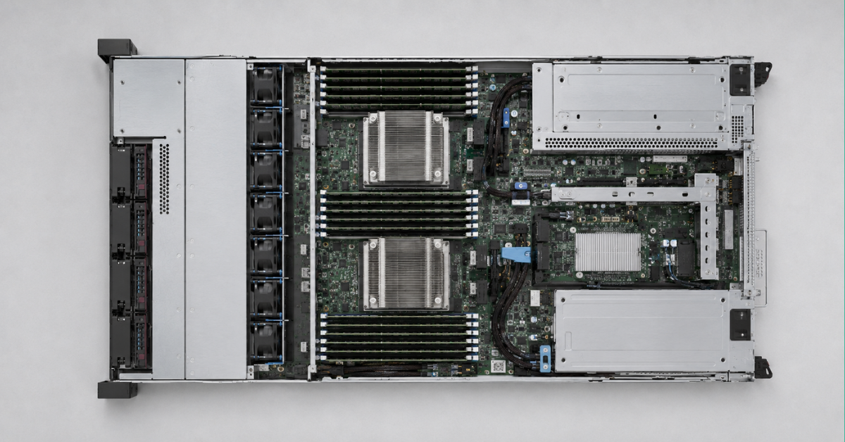 Внутренняя конфигурация HPE ProLiant DL360