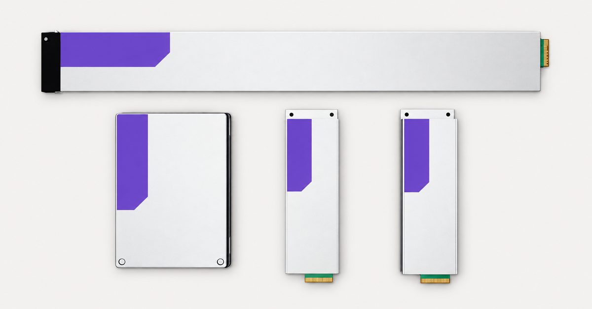 Серверные SSD разных форм-факторов