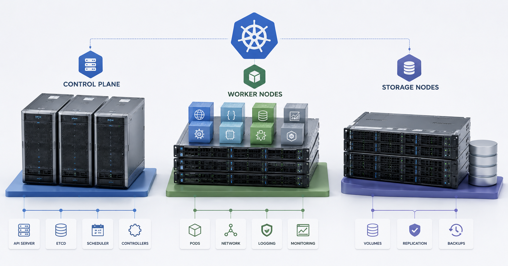 Роли узлов Kubernetes