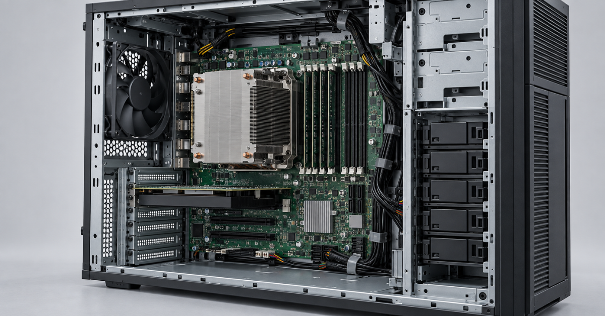 Процессор и память HPE ProLiant ML110