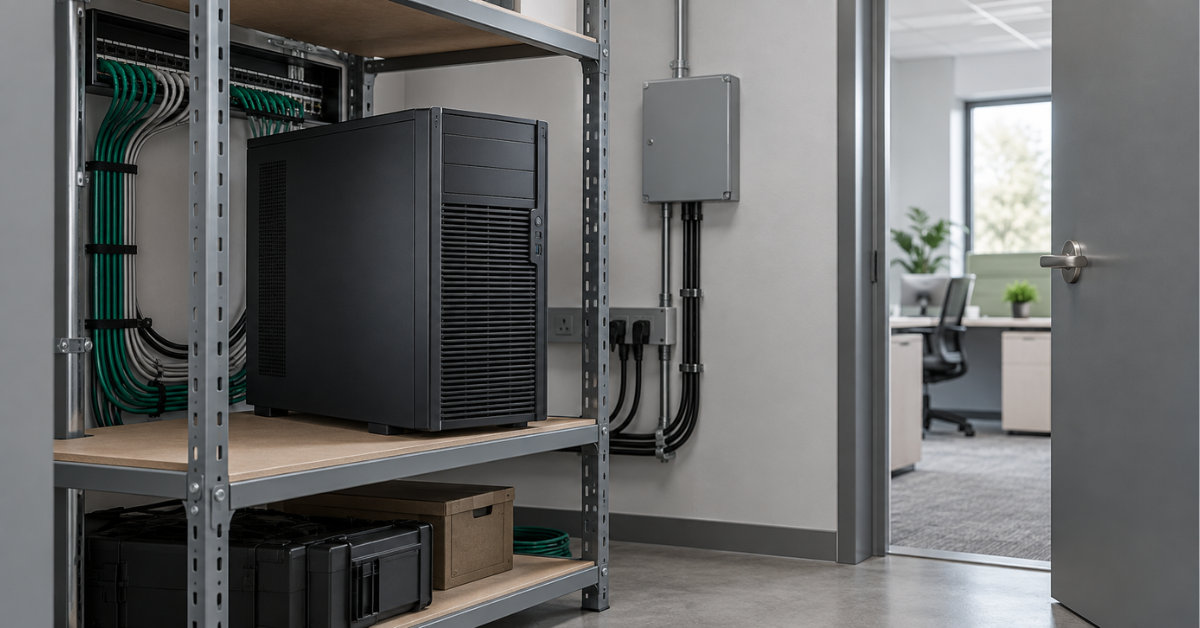 Размещение, питание и удалённое управление HPE ProLiant ML110