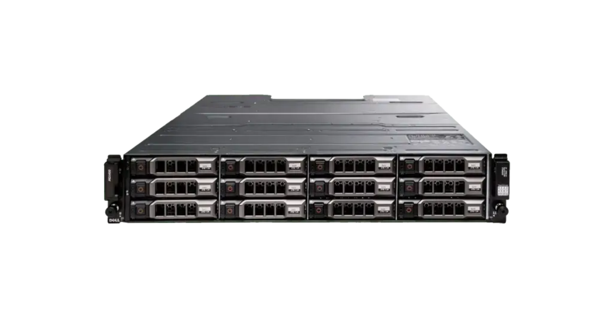 Dell Storage MD1400 12-дисковая LFF-полка