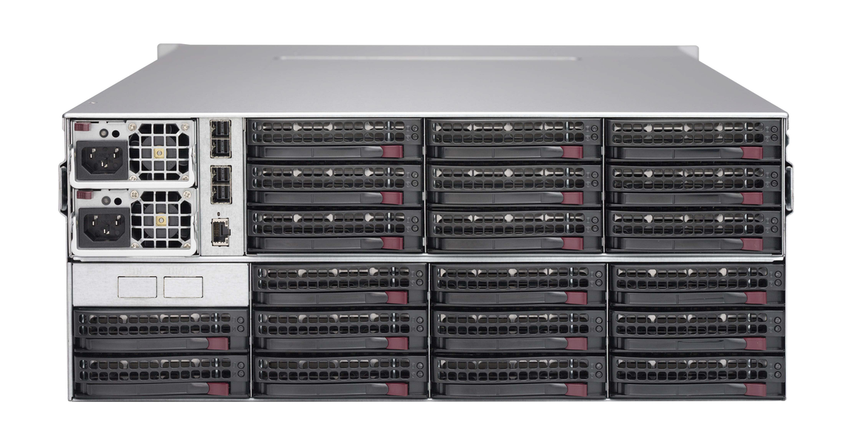 Задняя панель Supermicro SC847E1C-R1K23JBOD