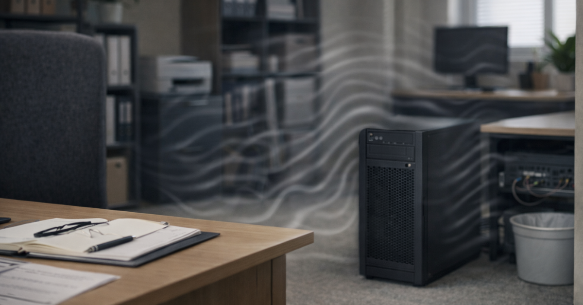 Server Noise in Office