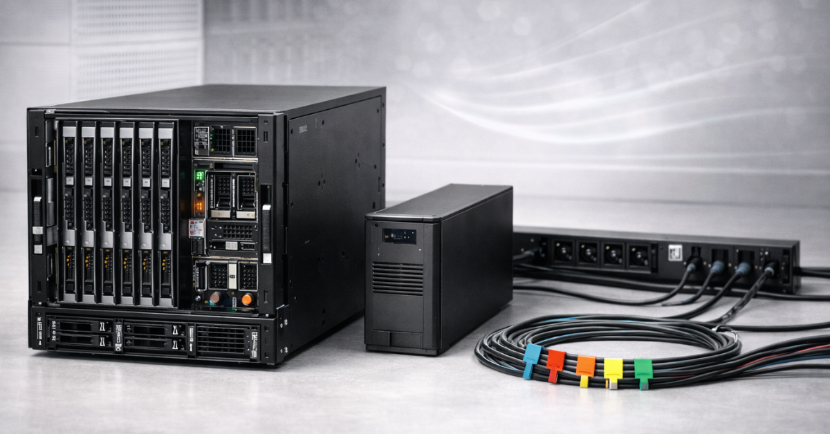 Требования к площадке: место, вес, питание, охлаждение, шум, кабели