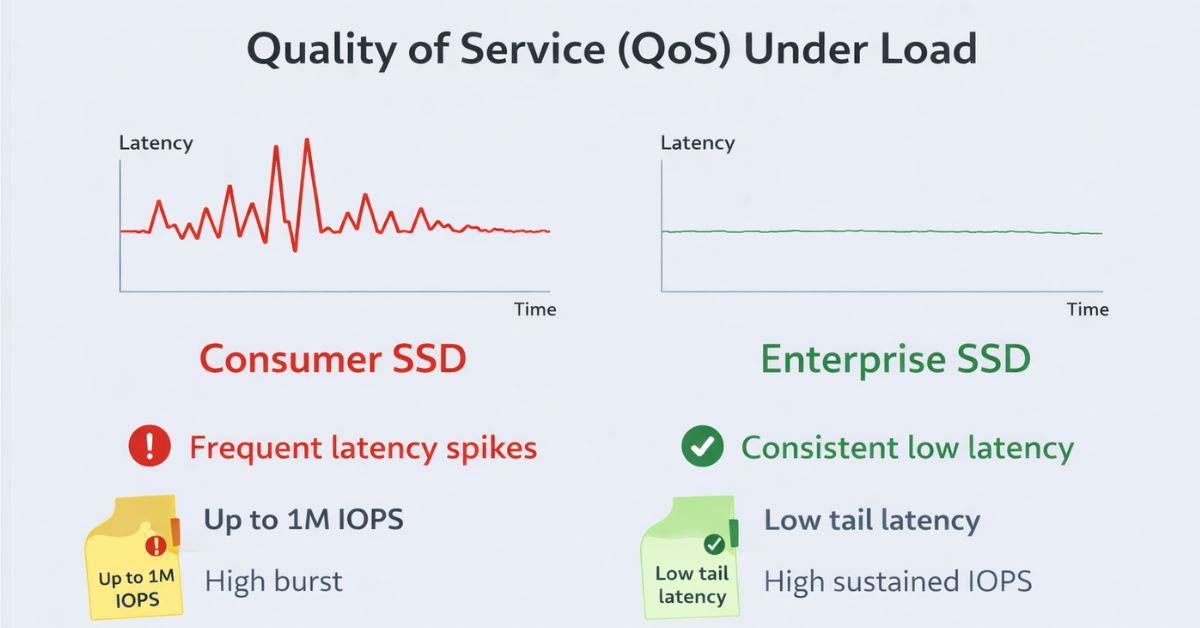 QoS SSD: серверные нагрузки