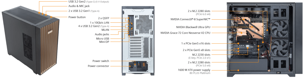 Настольный суперкомпьютер для ИИ с NVIDIA GB300 Grac Blackwell Ultra Desktop Superchip.png