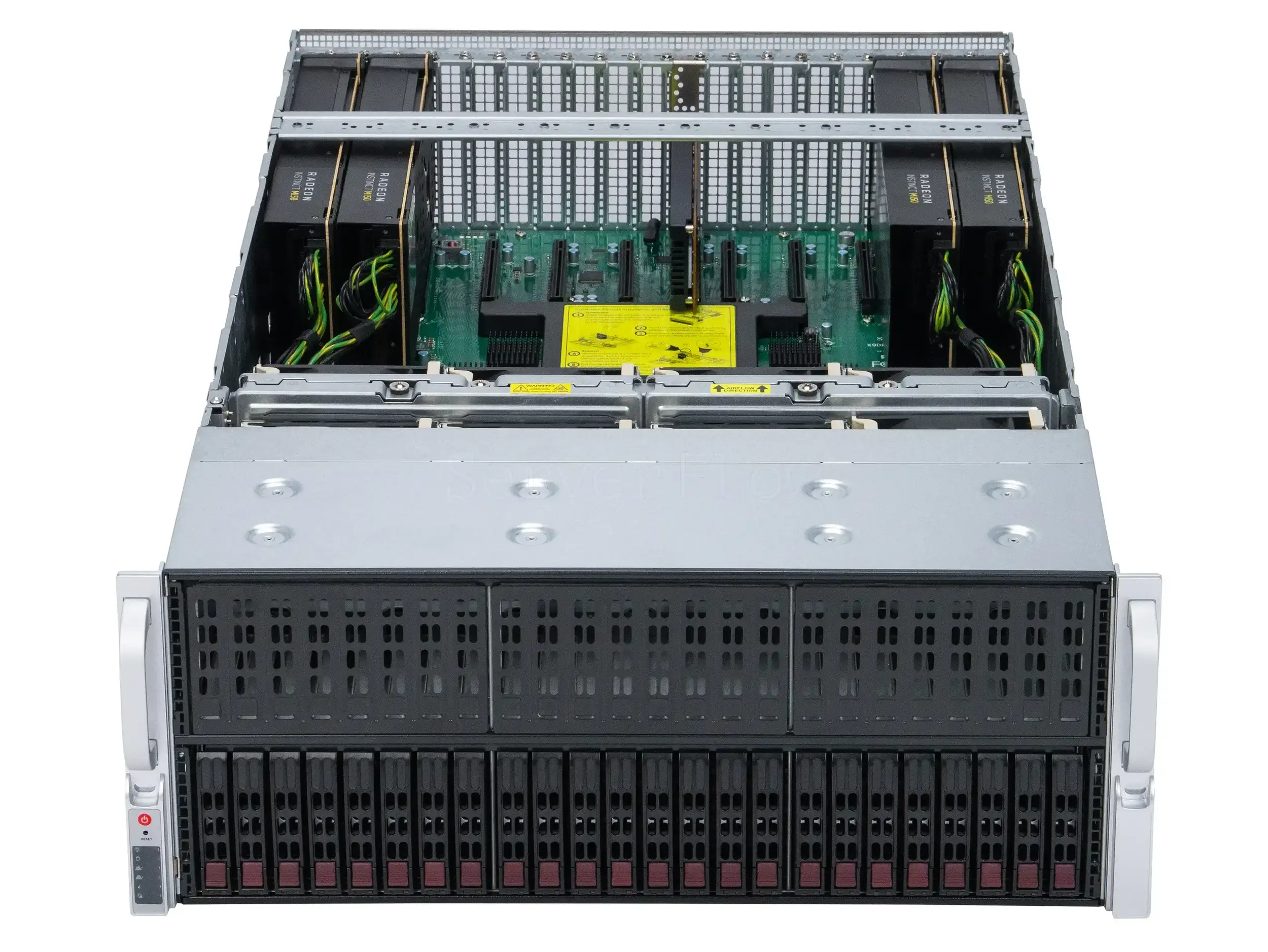 Сервер Supermicro 4028GR-TR (4× Instinct MI50 16GB, 2× Xeon E5 2680v4, RAM 128GB)