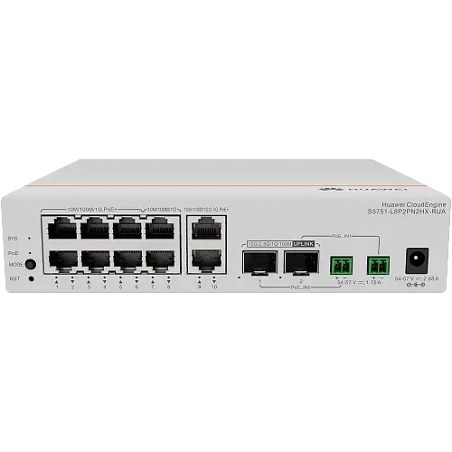 Коммутатор Huawei CloudEngine S5751-L8P2PN2HX-RUA