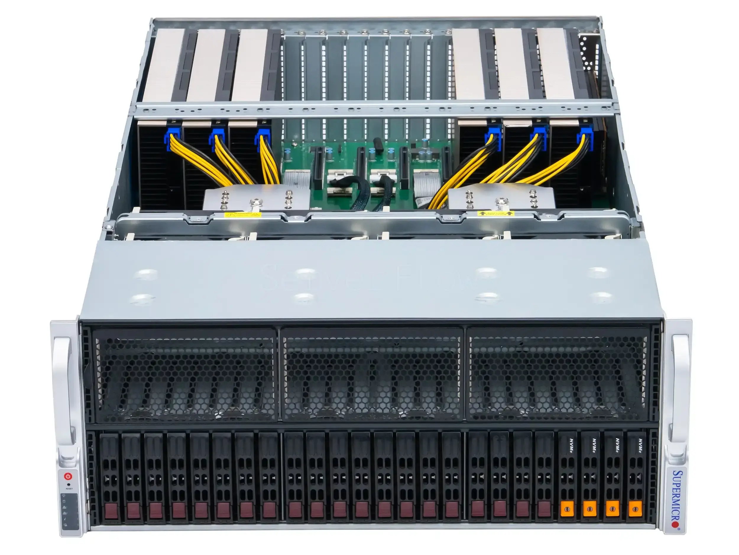 Сервер Supermicro 4124GS-TNR (6× H100 80GB, 2× EPYC 7773X, RAM 2TB)