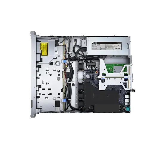 Сервер Dell Poweredge R250 Вид изнутри
