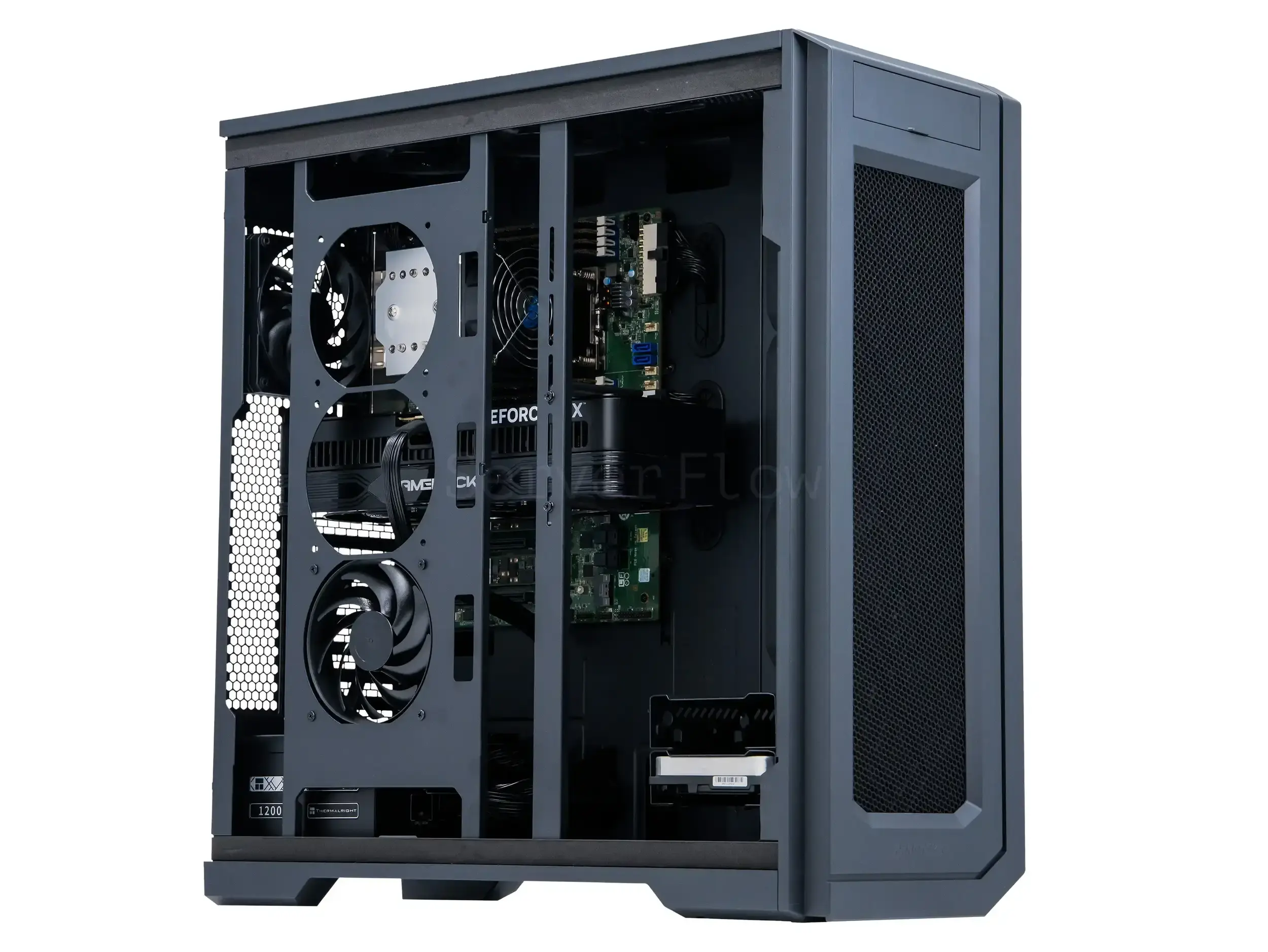 Сервер Phanteks Enthoo Pro 2 Server Edition (1× RTX 5090 32GB, 1× EPYC 74F3, RAM 512GB)