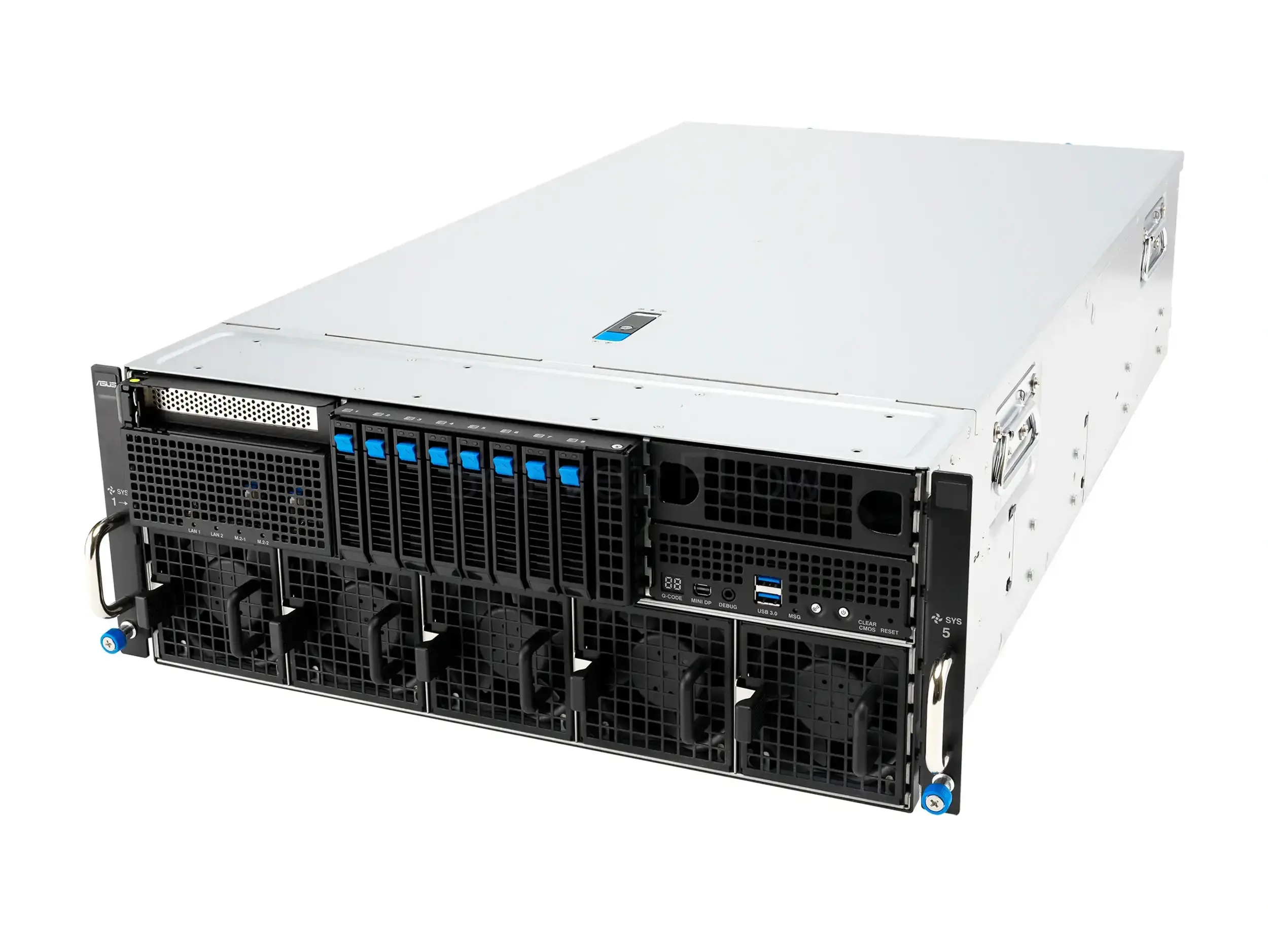 Сервер ASUS ESC8000A-E13P (8× RTX PRO 6000 BSE 96GB, 2× EPYC 9845, RAM 1.5TB)