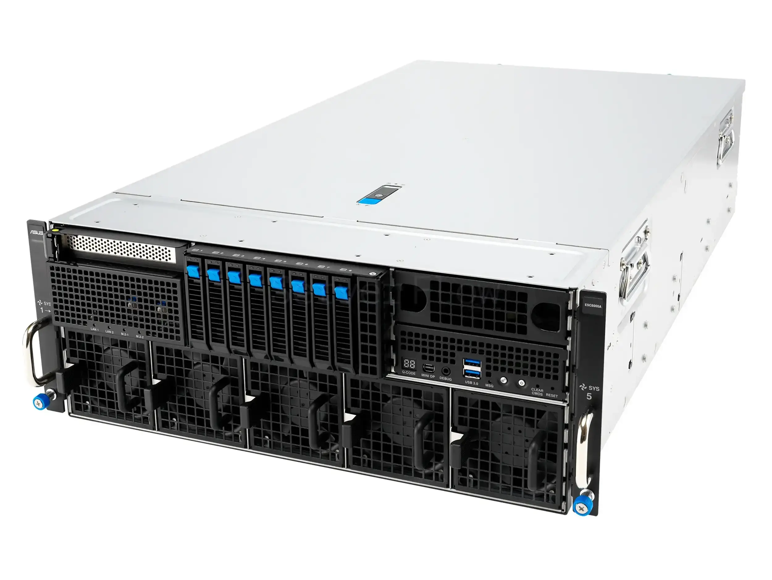 Сервер ASUS ESC8000A-E13 SKU1 (8× RTX PRO 6000 BSE 96GB, 2× EPYC 9575F, RAM 768GB)