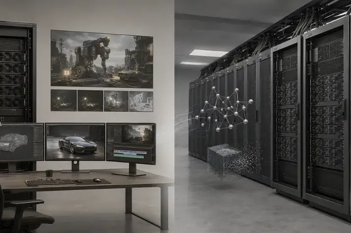 GPU-сервер для рендеринга, 3D и видео: чем он отличается от AI-сервера