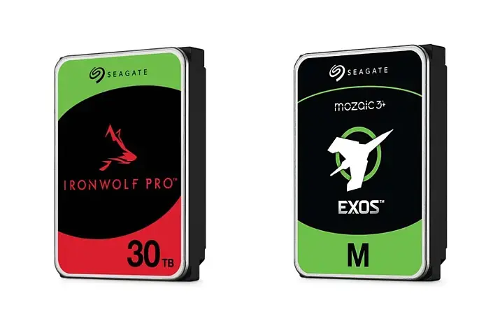 Seagate анонсирует 30-терабайтные HDD с технологией HAMR для всех