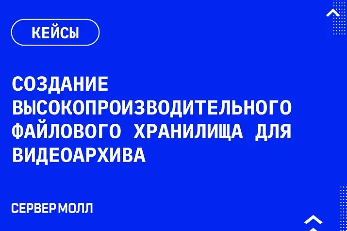 Создание высокопроизводительного файлового хранилища для видеоархива