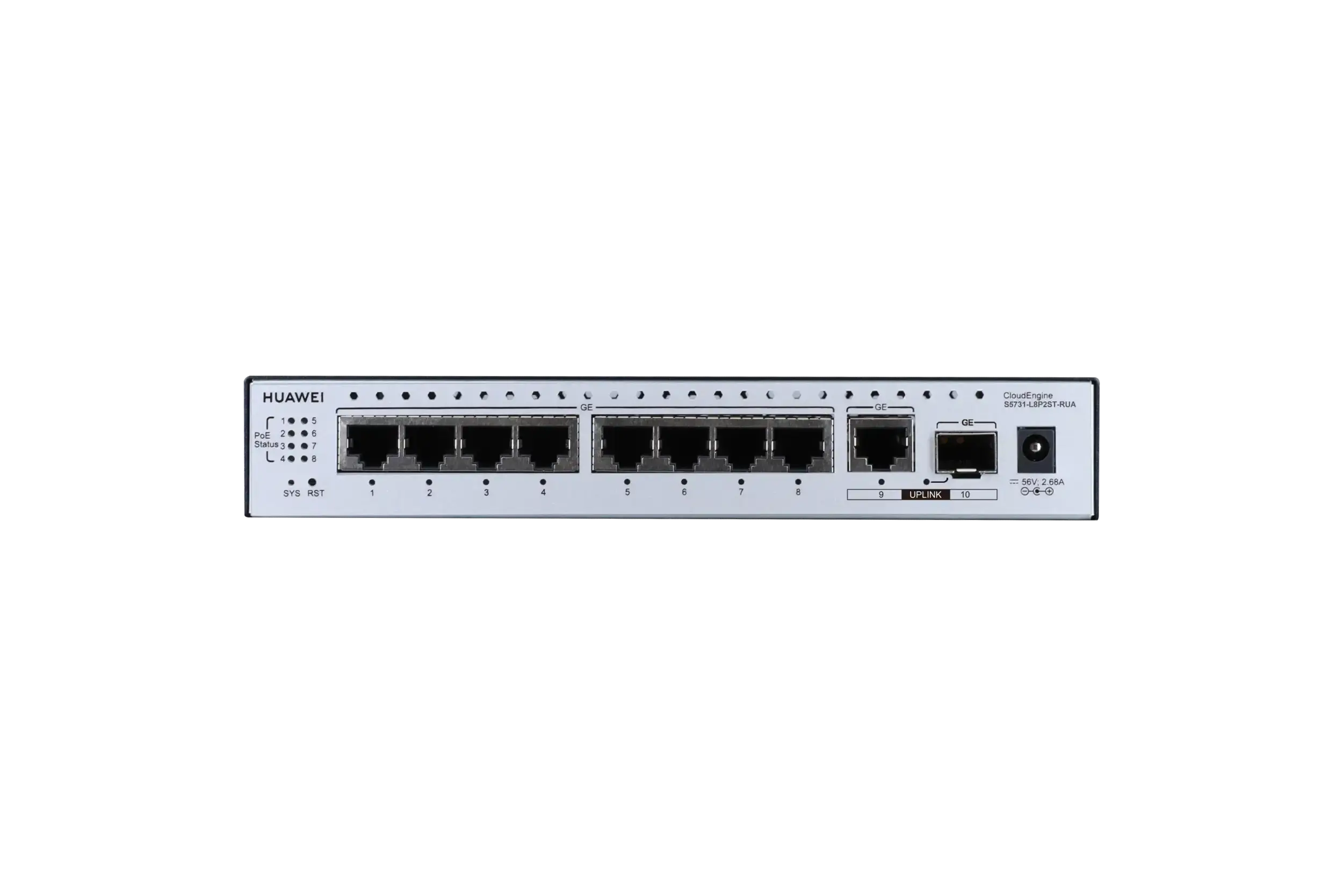 Коммутатор Huawei CloudEngine S5731-L8P2ST-RUA