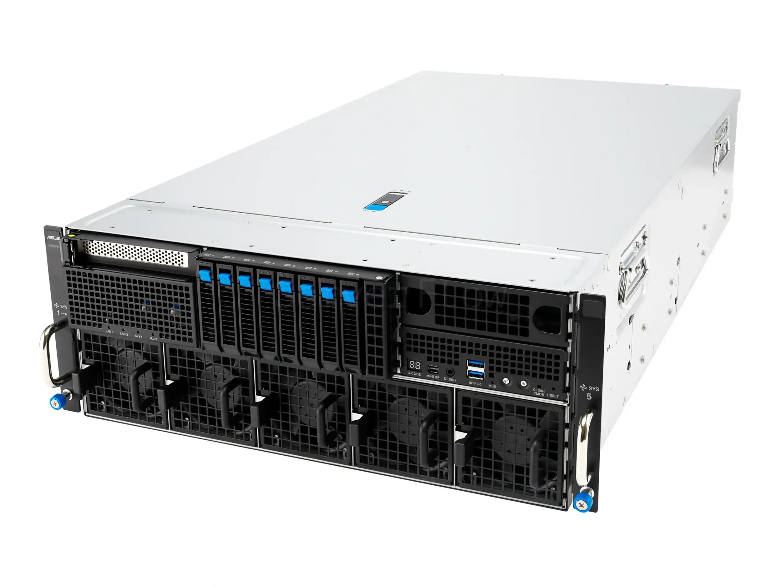 Сервер ASUS ESC8000A-E13X (8× RTX PRO 6000 BSE 96GB, 2× EPYC 9965, RAM 1.5TB)