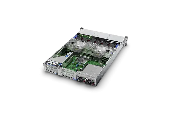 Сервер HPE Proliant DL380 Gen10 Вид изнутри