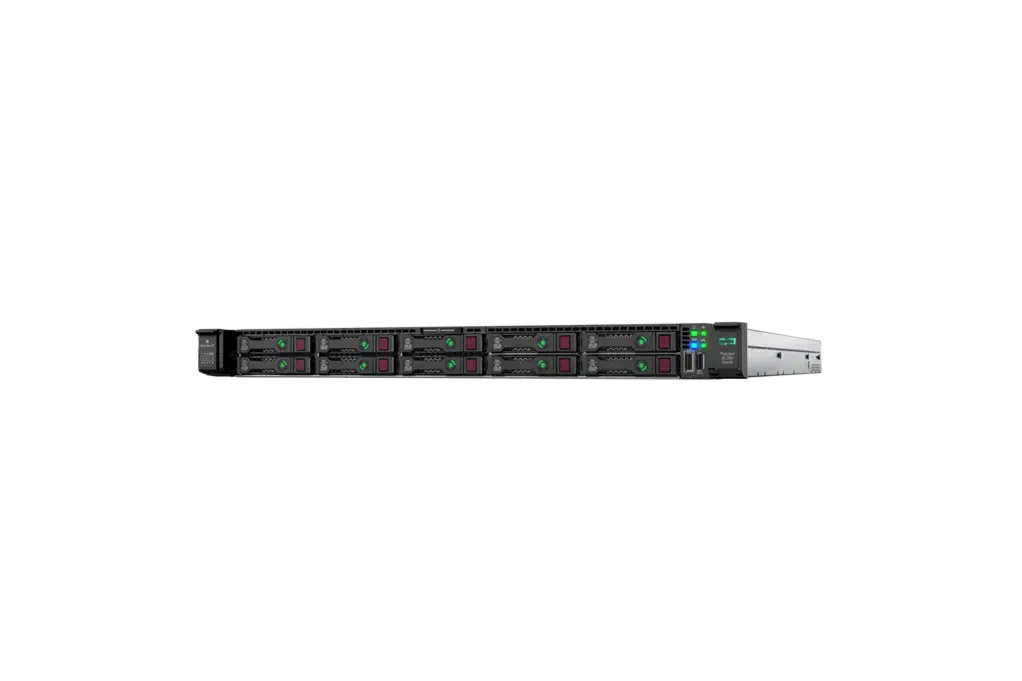 Сервер HPE Proliant DL360 Gen10 Вид сбоку