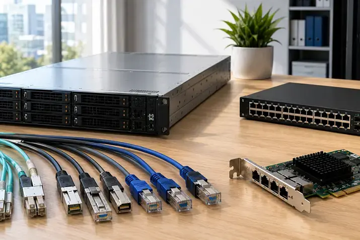 Как рассчитать сеть для сервера: когда достаточно 10GbE, а когда нужны 25/40/100GbE