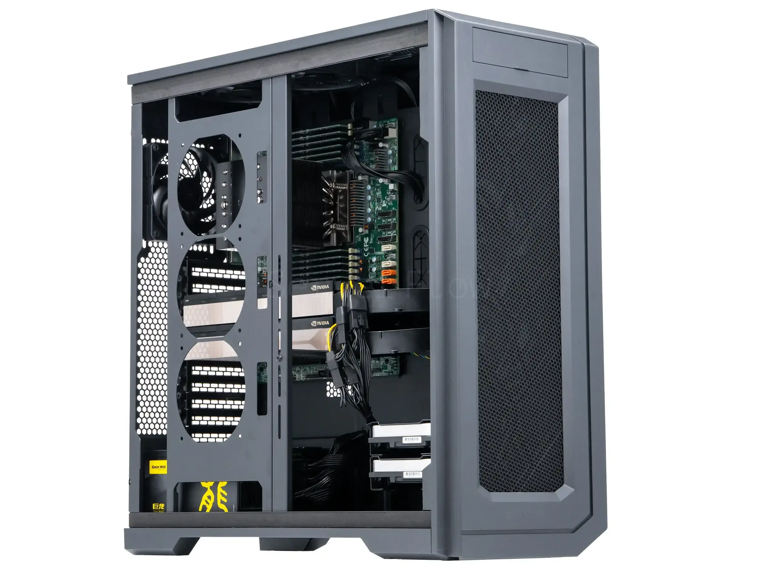 Сервер Phanteks Enthoo Pro 2 Server Edition (2× A100 40GB, 1× EPYC 9354, RAM 768GB)