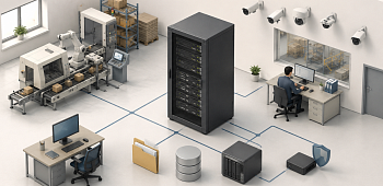 Серверная инфраструктура для малого производства: ERP, файлы, бэкапы, видеонаблюдение и edge
