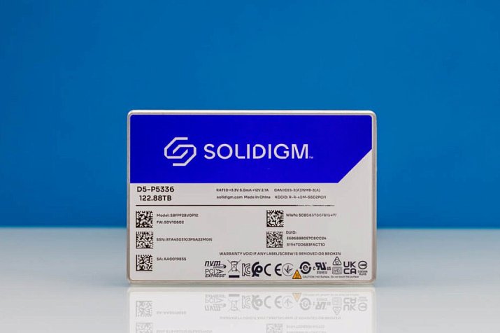 Обзор SSD Solidigm D5-P5336 на 122.88 ТБ