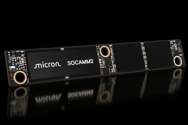 Micron выпускает энергоэффективные модули памяти SOCAMM2 на 192 ГБ